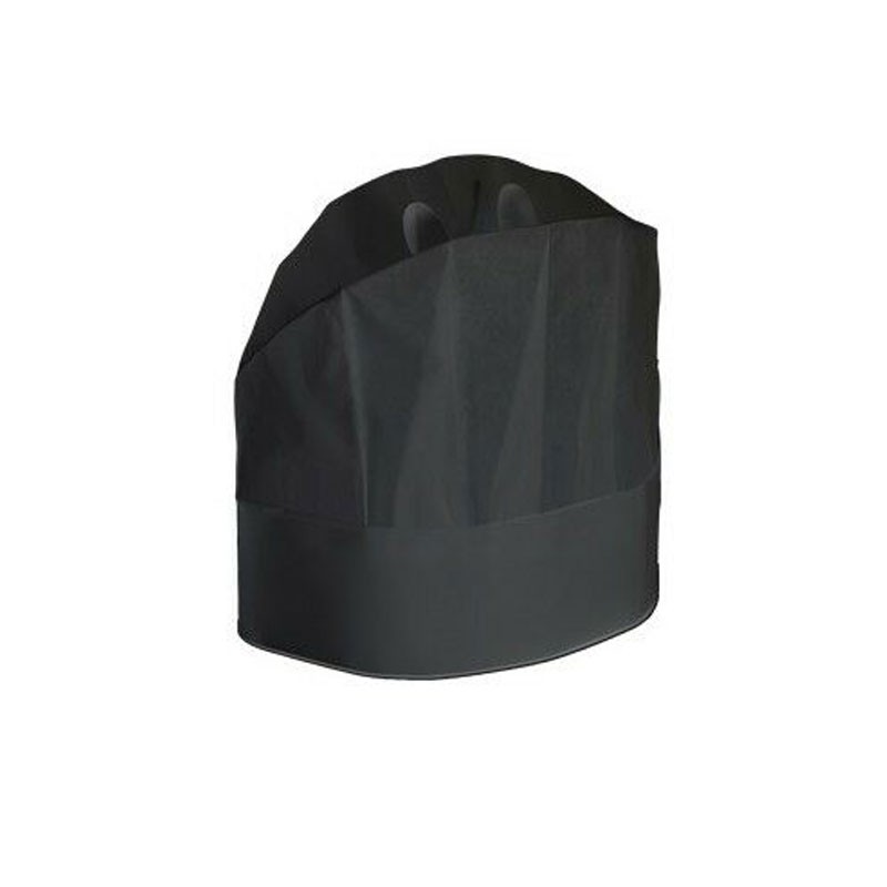 Grand Chef - Cappello carta monouso cm. 23 - Nero - 20 pezzi