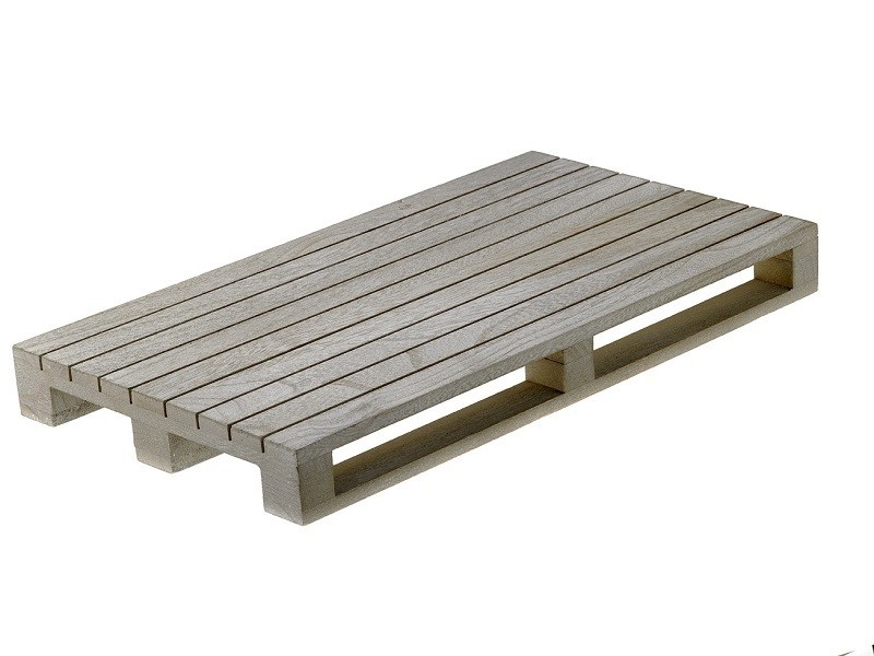 Vassoio minipallet in legno - cm.35x19,6x3,5h