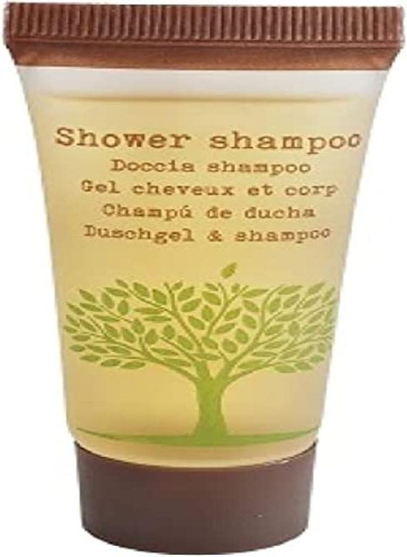  Confezione da 50 Tubetti Doccia Shampoo, Linea Cortesia Natura, 25 ml, 1250 millilitro