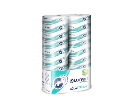 Carta igienica fascettata Aquastream 2 veli