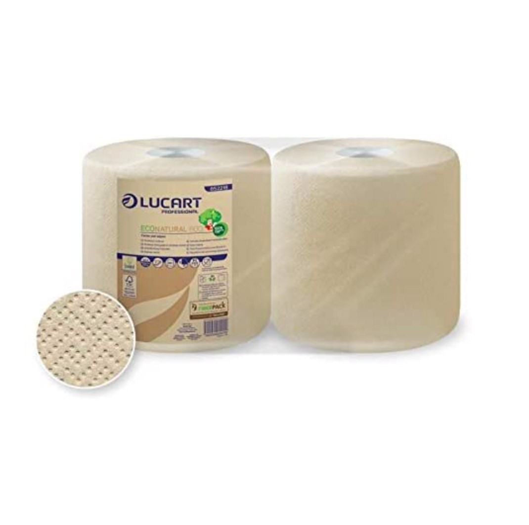 LUCART - Bobina 2 Veli Econatural 800, 2 Rotoli