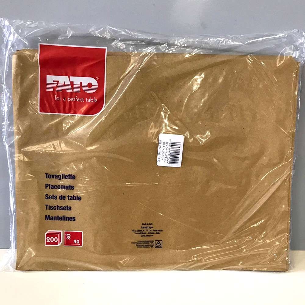 Tovaglietta paglia Fato - cm.30x40 - 200 pezzi