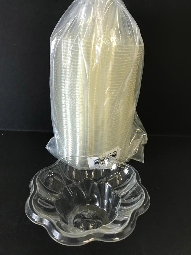 Coppetta yogurt PLA cc 100 trasparente - 50 pezzi