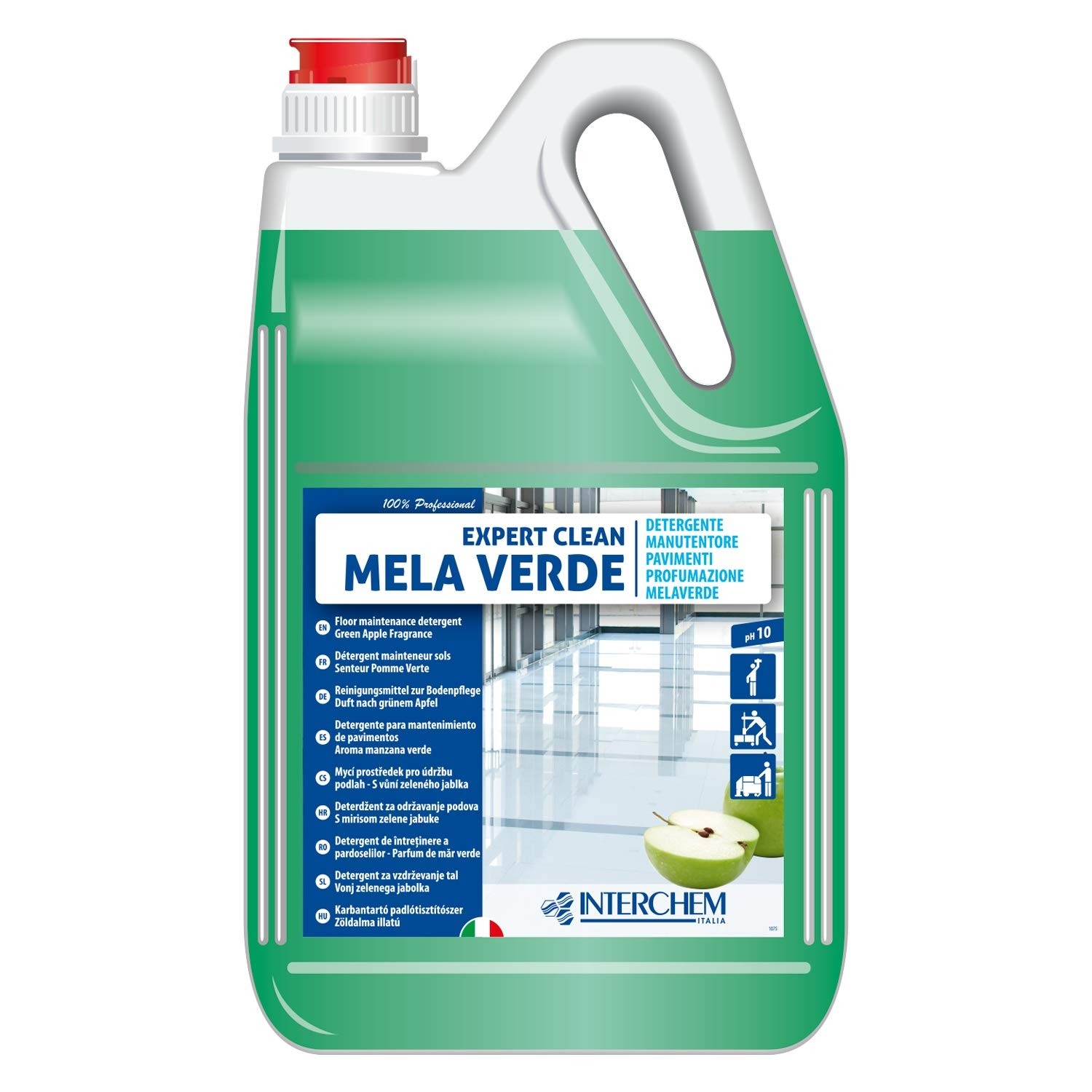 Interchem Expert Clean Mela Verde Detersivo Pavimenti - 5kg