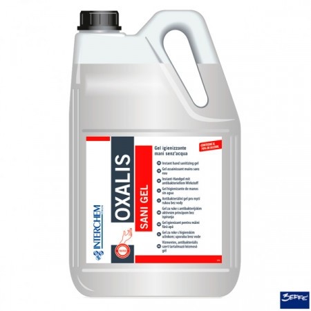 Oxalis - Gel igienizzante mani senz'acqua - 5lt