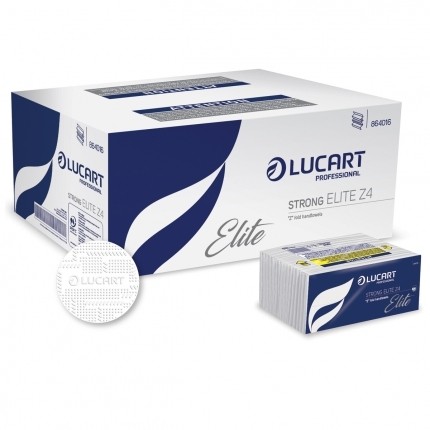 Asciugamani Strong Lucart Z - 18 pezzi - 220 salviette