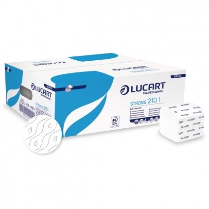 Carta igienica Lucart interfogliata Strong - 40 pezzi