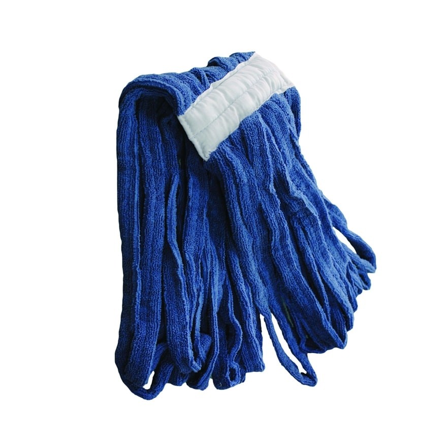 Mop in microfibra blu per pinza - gr. 350