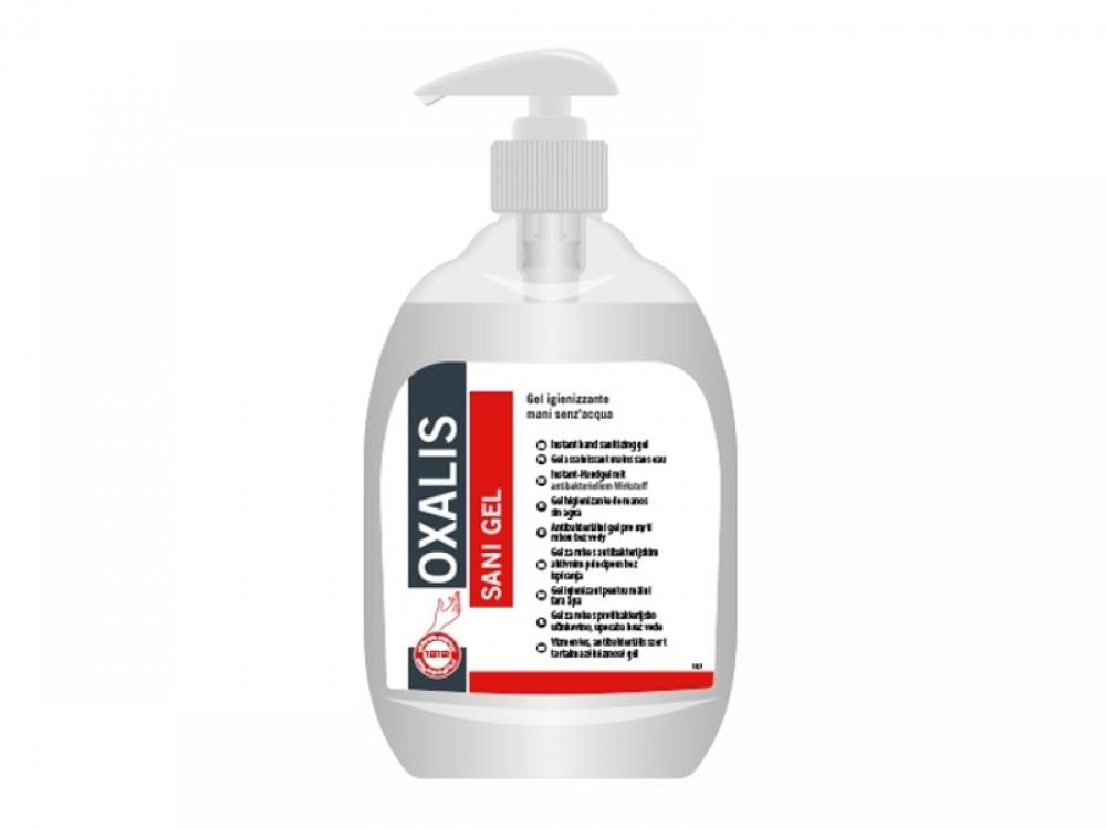 Oxalis - Gel igienizzante mani senz'acqua - Flacone da ml. 500
