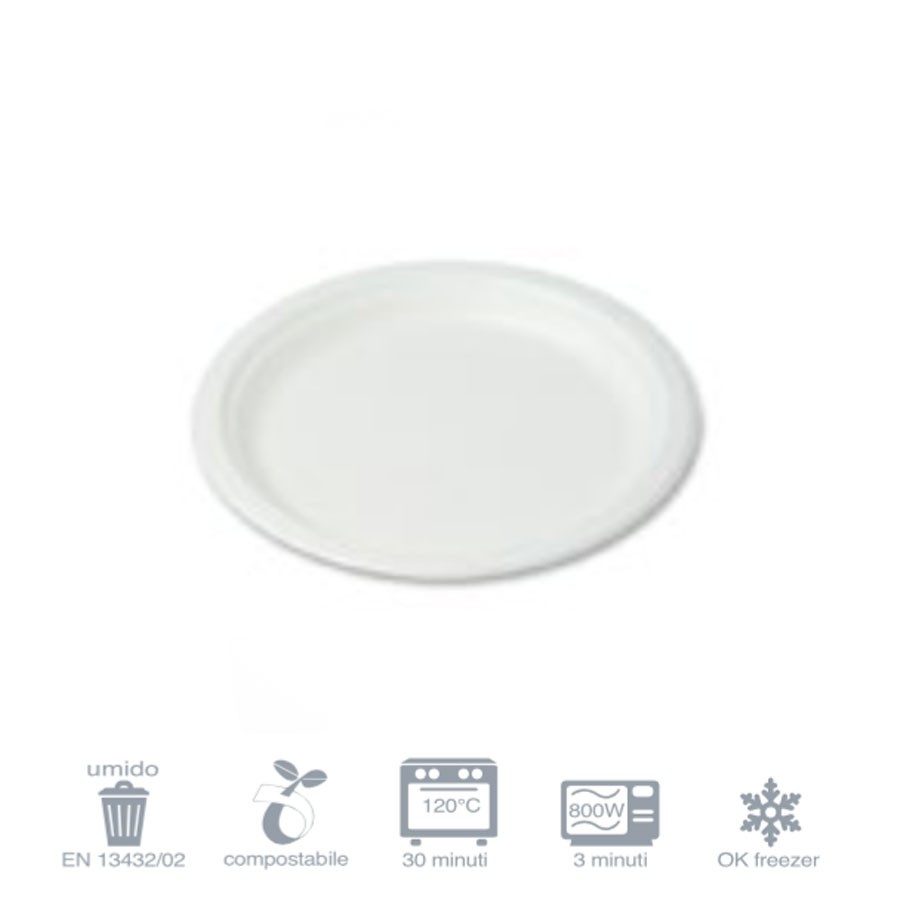Piatto Bio Ø23 - 1000 pezzi