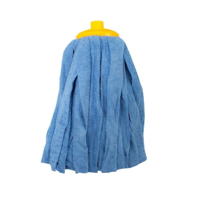 Mop in microfibra blu a vite - gr. 200