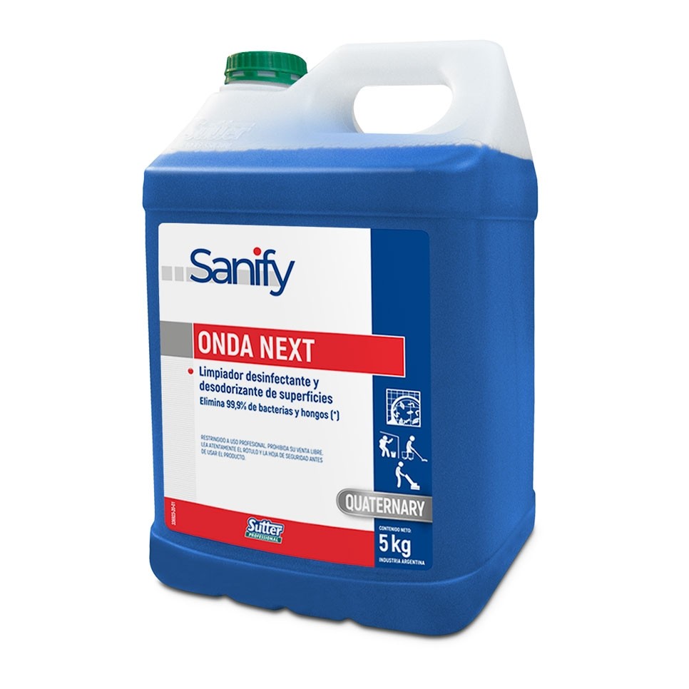 Sutter Professional Onda Detergente Disinfettante Profumato, 5 kg x 4 confezioni