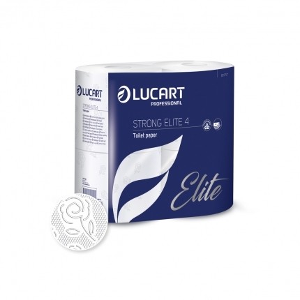 Lucart Strong Elite 4 - 14 pacchi da 4 rotoli