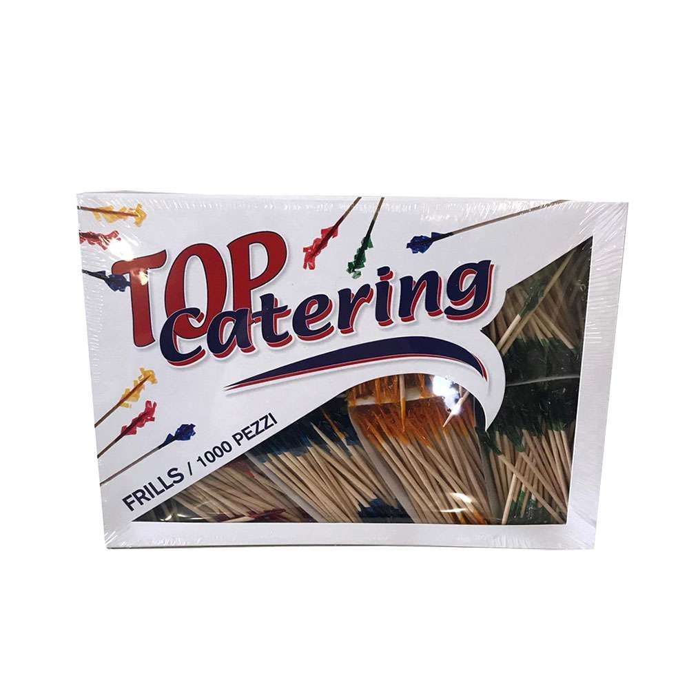 Stuzzicadenti con frangia Frills - Top catering - 1000 pezzi