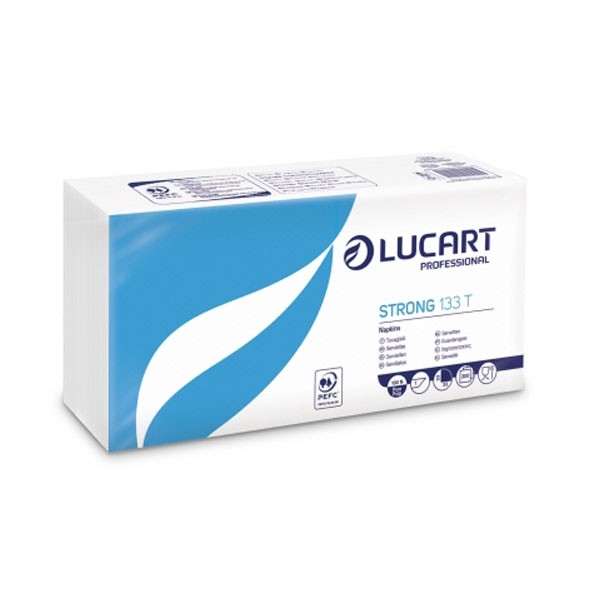 Tovaglioli Lucart Strong 1 velo 133T - 12 pezzi