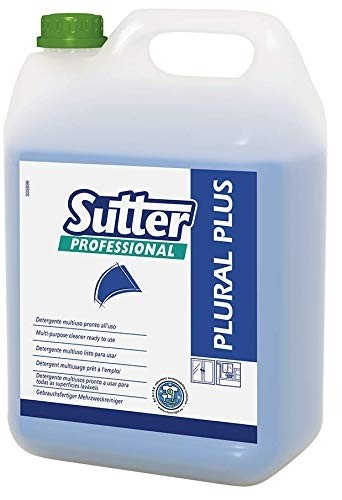 Sutter Plural Plus detergente multiuso  Cartone : 4 taniche da kg.5