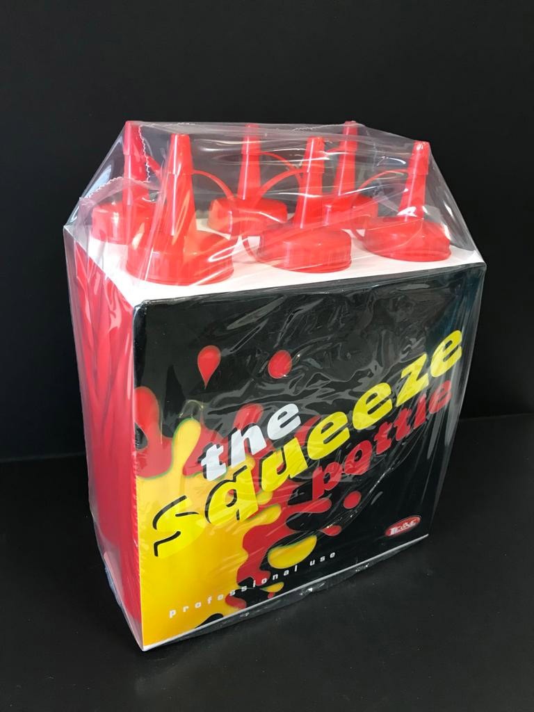 Flacone per condimenti (Squeeze bottle) - ml. 340 - 6 pezzi