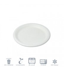 Piatto Bio Ø26 - 500 pezzi