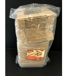 Box da asporto con coperchio e finestra - 25 pezzi