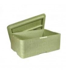 Box termico per alimenti in polistirolo - Verde - cm. 60x37x28