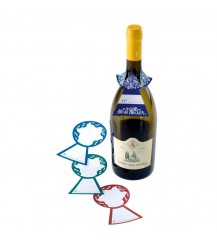 Collarino per bottiglie blu - 250 pezzi