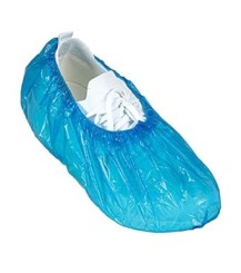 Copriscarpa PE usa e getta, impermeabile - 100 pezzi