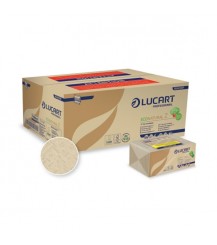 Asciugamani Lucart Econatural a Z - 2 veli - 18 pezzi