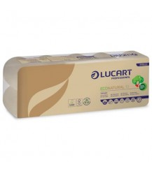 Carta igienica 2 veli Econatural 10 Lucart Avana - 180 strappi - n° 12 confezioni da 10/cad.