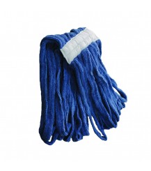 Mop in microfibra blu per pinza - gr. 350