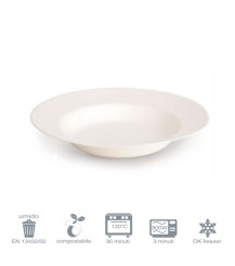 Piatto Bio fondo Gourmet Ø23 - 50 pezzi