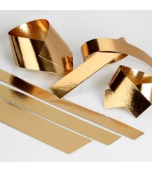 Strisce in cartone per pasticceria - colore oro - cm. 5x70 - 10 kg.