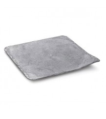 Vassoio Stone Grigio Alcas - cm. 24x24 - 10 pezzi