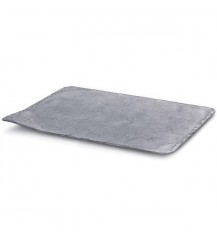 Vassoio Stone Grigio Alcas - cm. 30x14- 10 pezzi